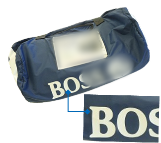 トートバックへのロゴマーク転写