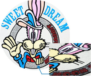 フロッキーグリッター